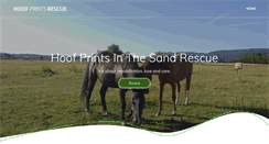 Desktop Screenshot of hoofprintsrescue.com